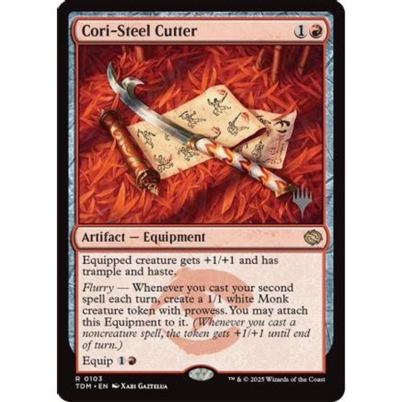 Cori-Steel Cutter (PPTDM-103) - Promo Pack: Tarkir: Dragonstorm Foil