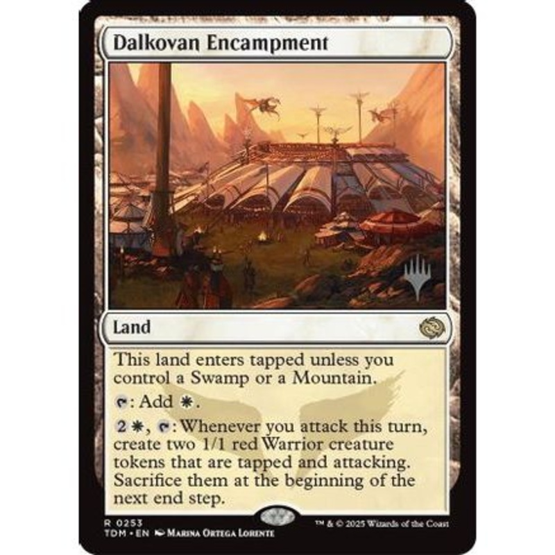 Dalkovan Encampment (PPTDM-253) - Promo Pack: Tarkir: Dragonstorm Foil