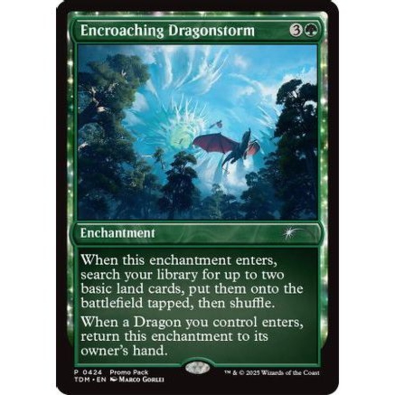 Encroaching Dragonstorm (PPTDM-424) - Promo Pack: Tarkir: Dragonstorm