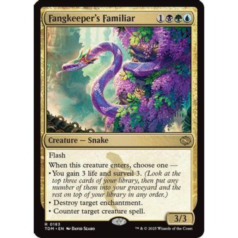 Fangkeeper's Familiar (PPTDM-183) - Promo Pack: Tarkir: Dragonstorm Foil