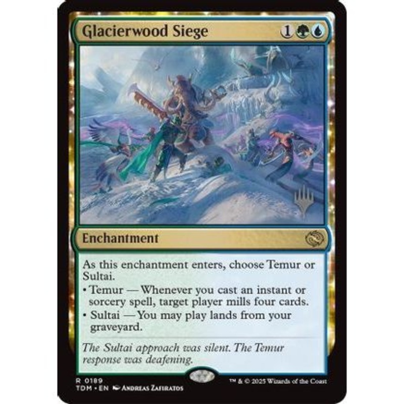 Glacierwood Siege (PPTDM-189) - Promo Pack: Tarkir: Dragonstorm