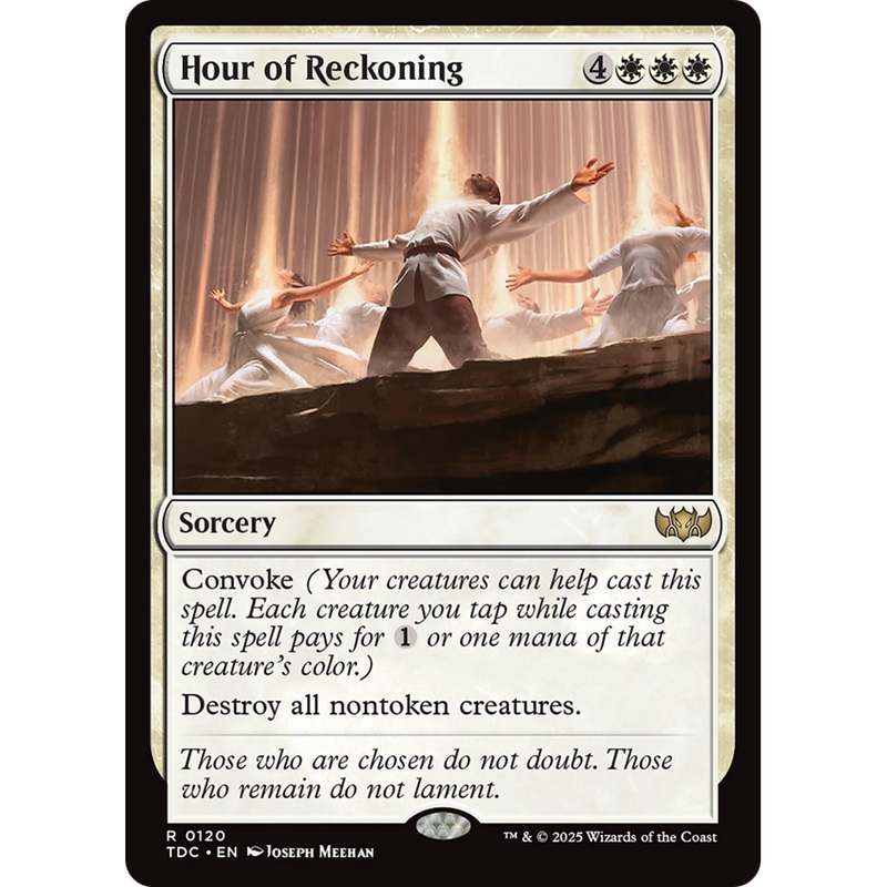 Hour of Reckoning (TDC-120) - Commander: Tarkir: Dragonstorm