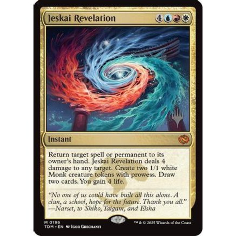 Jeskai Revelation (PPTDM-196) - Promo Pack: Tarkir: Dragonstorm
