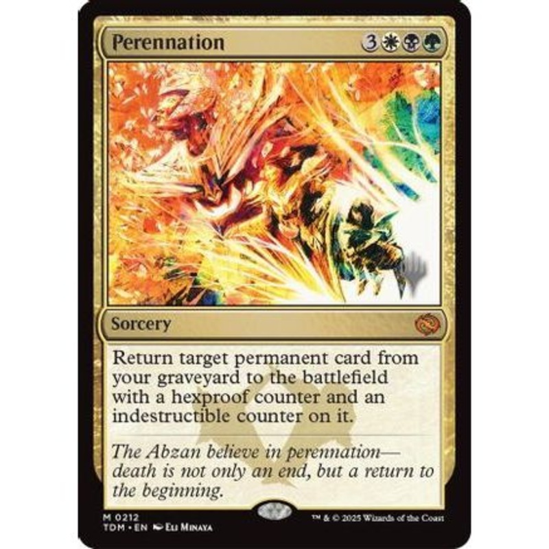 Perennation (PPTDM-212) - Promo Pack: Tarkir: Dragonstorm