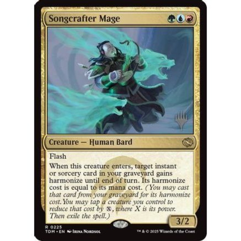 Songcrafter Mage (PPTDM-225) - Promo Pack: Tarkir: Dragonstorm Foil