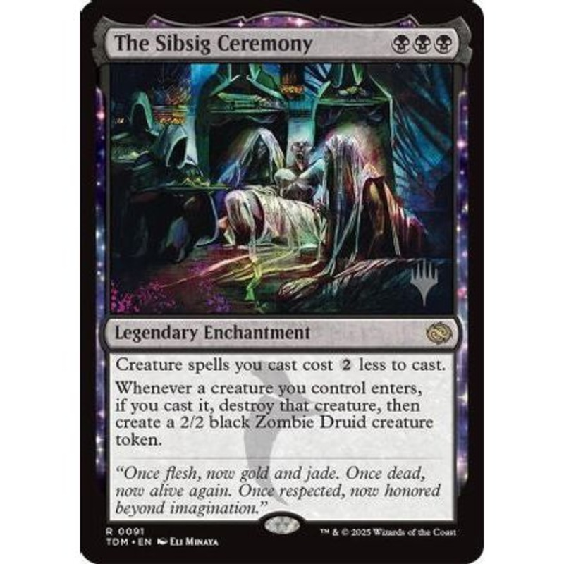 The Sibsig Ceremony (PPTDM-091) - Promo Pack: Tarkir: Dragonstorm Foil