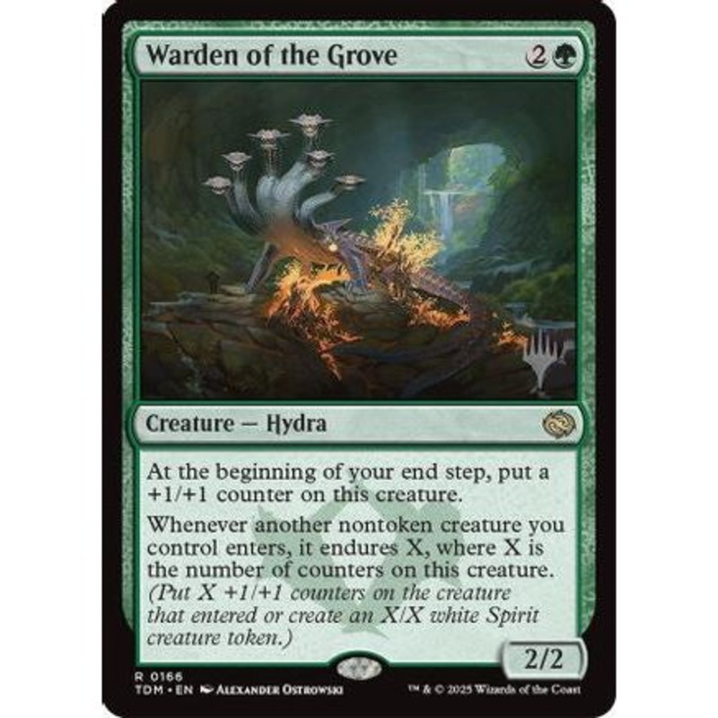 Warden of the Grove (PPTDM-166) - Promo Pack: Tarkir: Dragonstorm