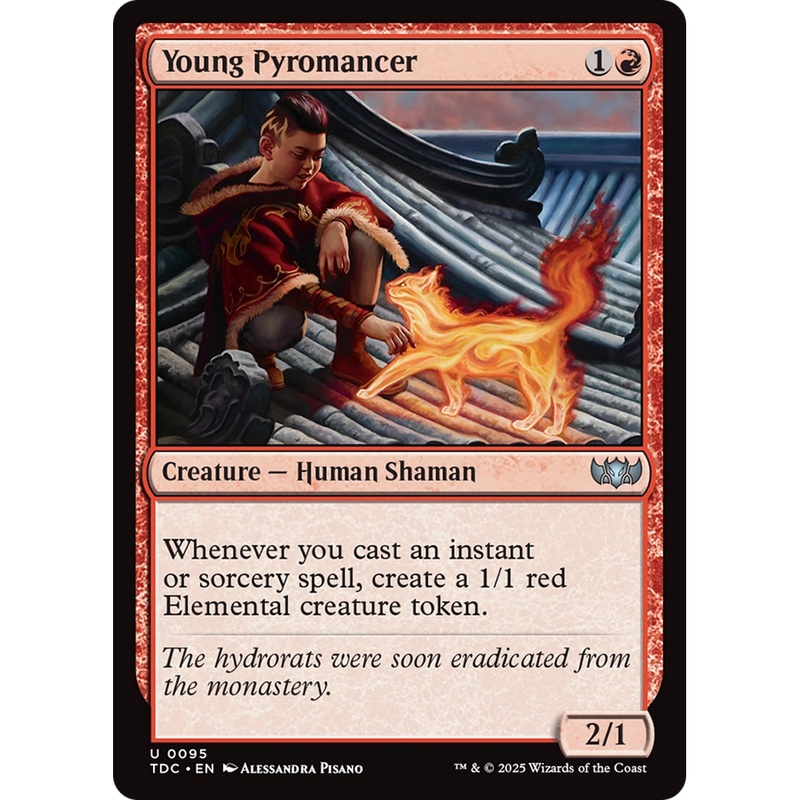 Young Pyromancer (TDC-095) - Commander: Tarkir: Dragonstorm