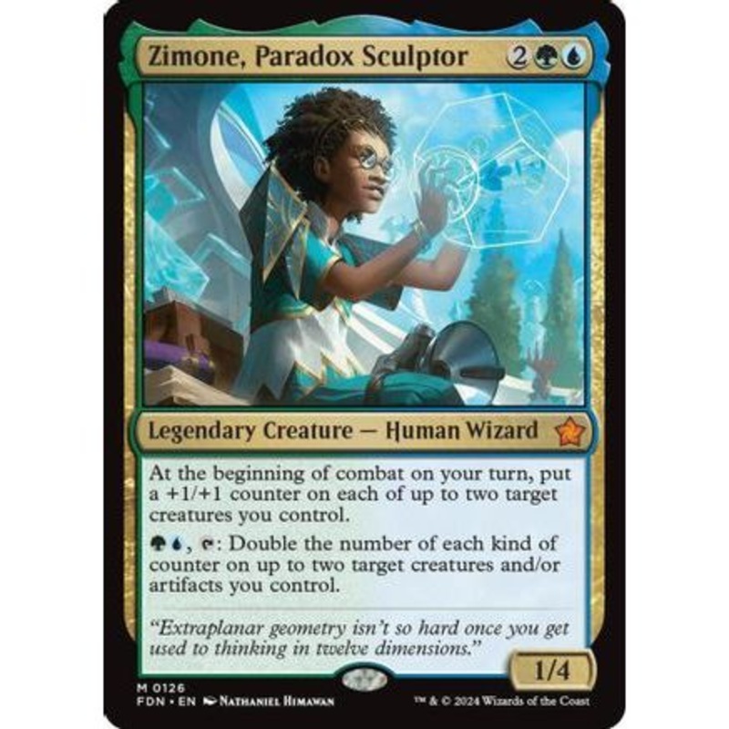Zimone, Paradox Sculptor (PPTDM-126) - Promo Pack: Tarkir: Dragonstorm Foil