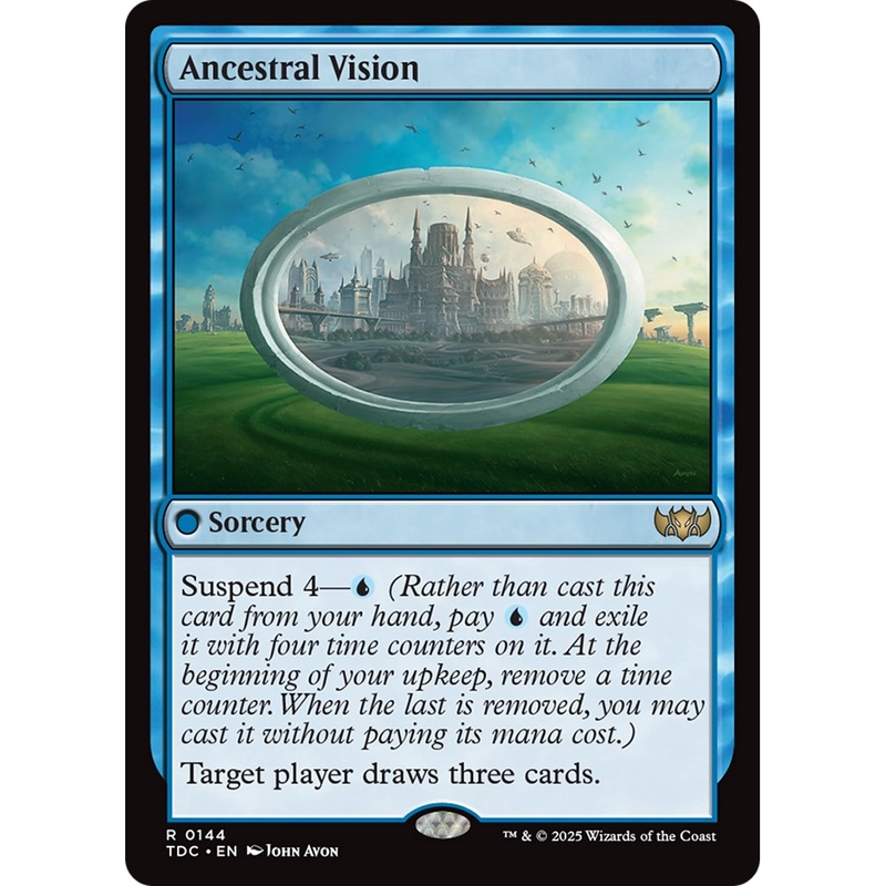 Ancestral Vision (TDC-144) - Commander: Tarkir: Dragonstorm
