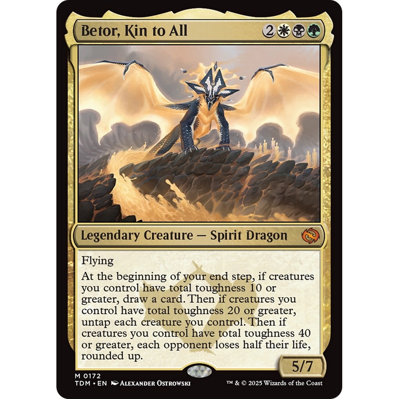 Betor, Kin to All (TDM-172) - Tarkir: Dragonstorm Foil