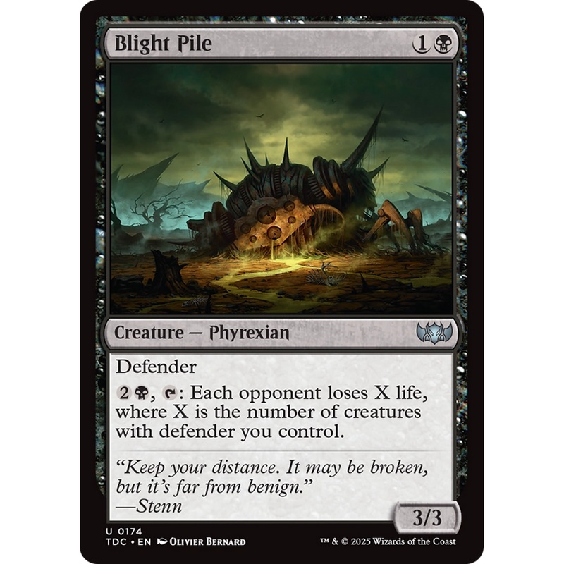 Blight Pile (TDC-174) - Commander: Tarkir: Dragonstorm