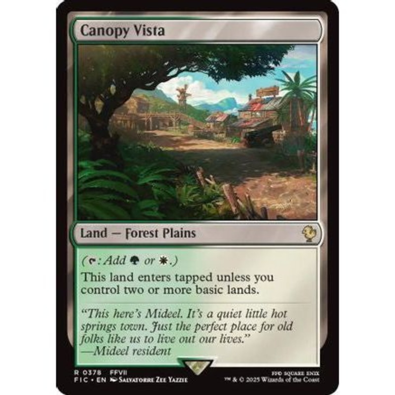 Canopy Vista (Surge Foil) (FIC-378) - Commander: FINAL FANTASY Foil