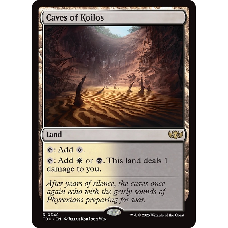 Caves of Koilos (TDC-348) - Commander: Tarkir: Dragonstorm