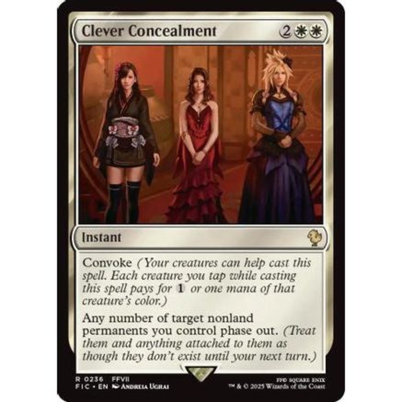 Clever Concealment (Surge Foil) (FIC-236) - Commander: FINAL FANTASY Foil