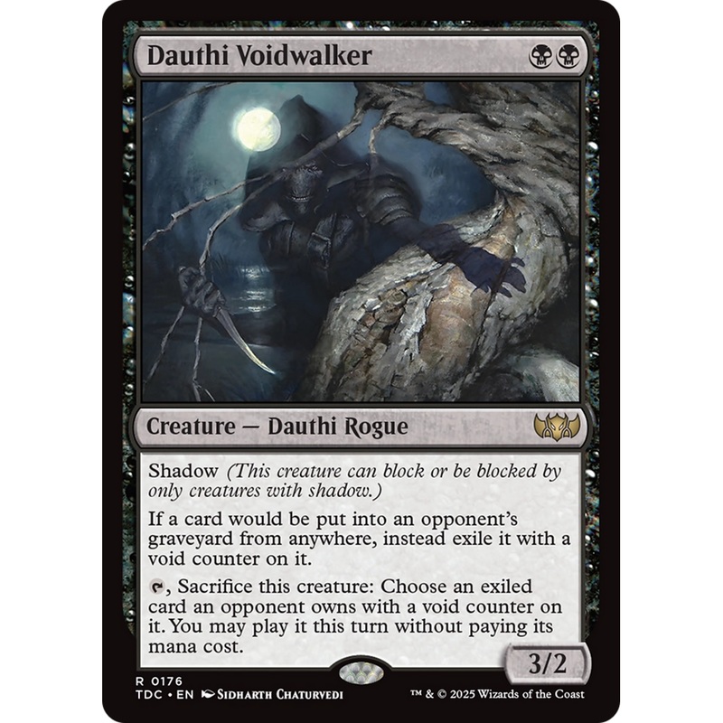 Dauthi Voidwalker (TDC-176) - Commander: Tarkir: Dragonstorm