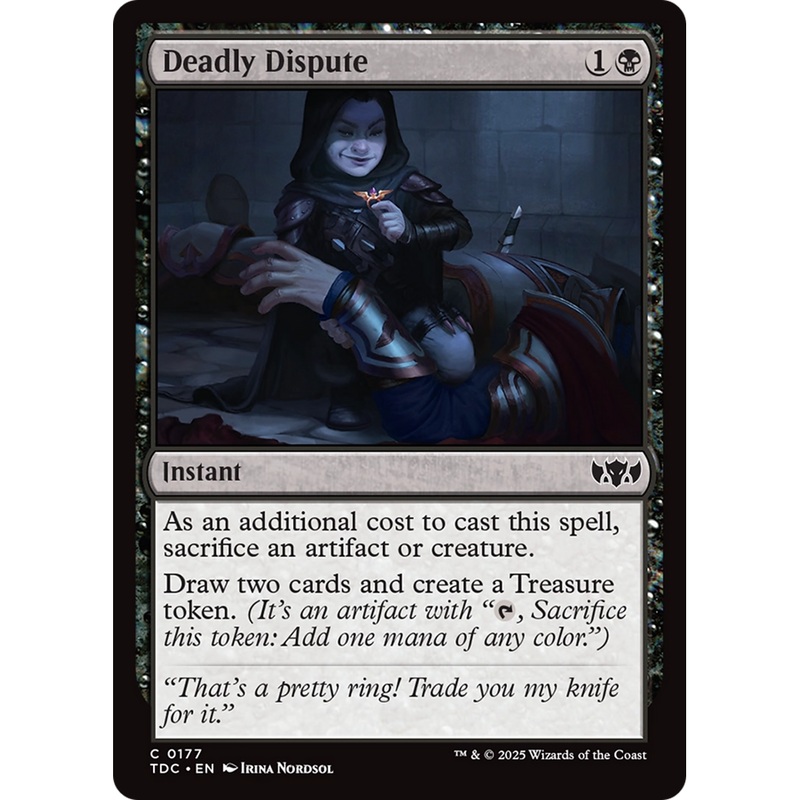 Deadly Dispute (TDC-177) - Commander: Tarkir: Dragonstorm