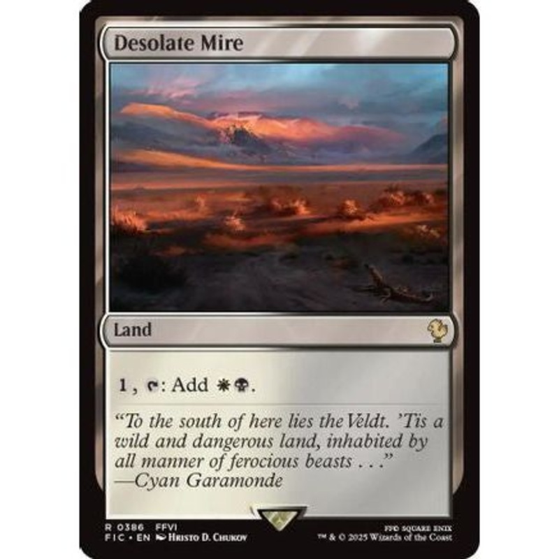 Desolate Mire (Surge Foil) (FIC-386) - Commander: FINAL FANTASY Foil