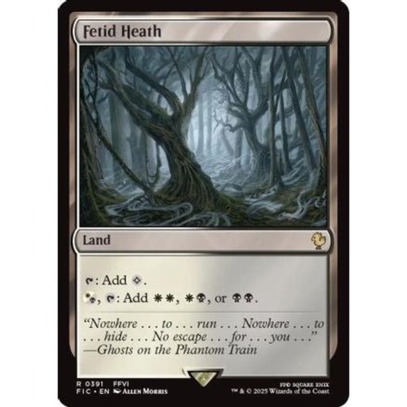 Fetid Heath (Surge Foil) (FIC-391) - Commander: FINAL FANTASY Foil