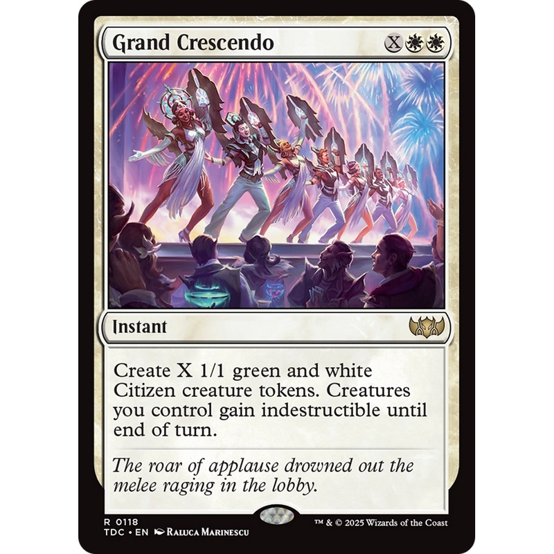 Grand Crescendo (TDC-118) - Commander: Tarkir: Dragonstorm