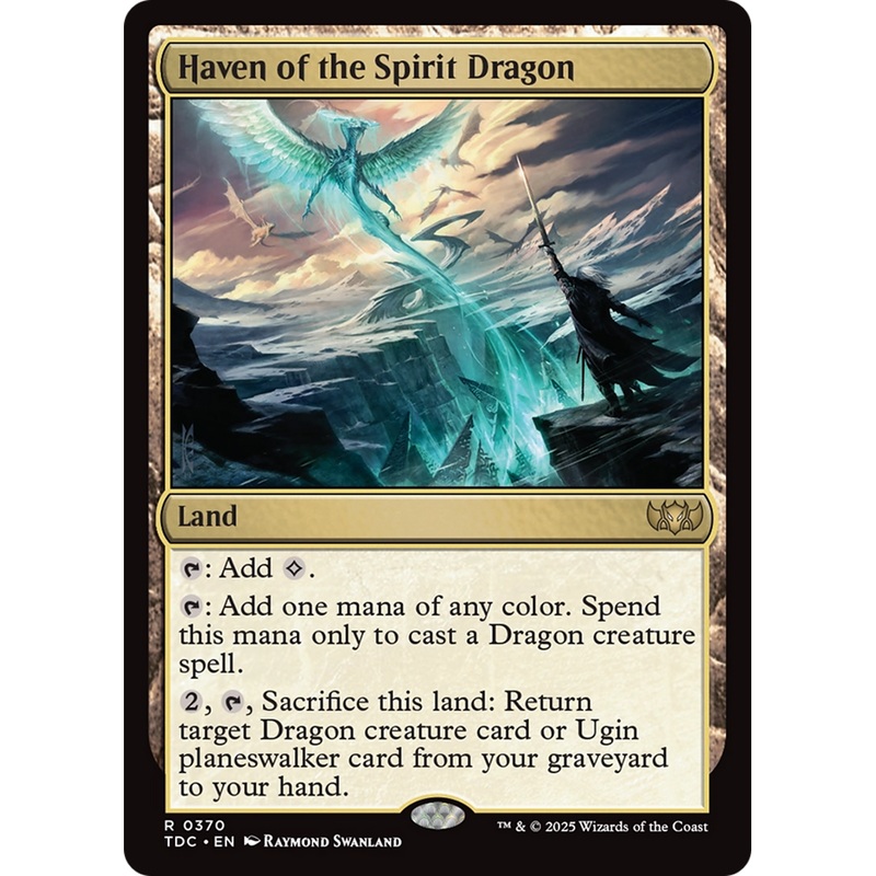Haven of the Spirit Dragon (TDC-370) - Commander: Tarkir: Dragonstorm