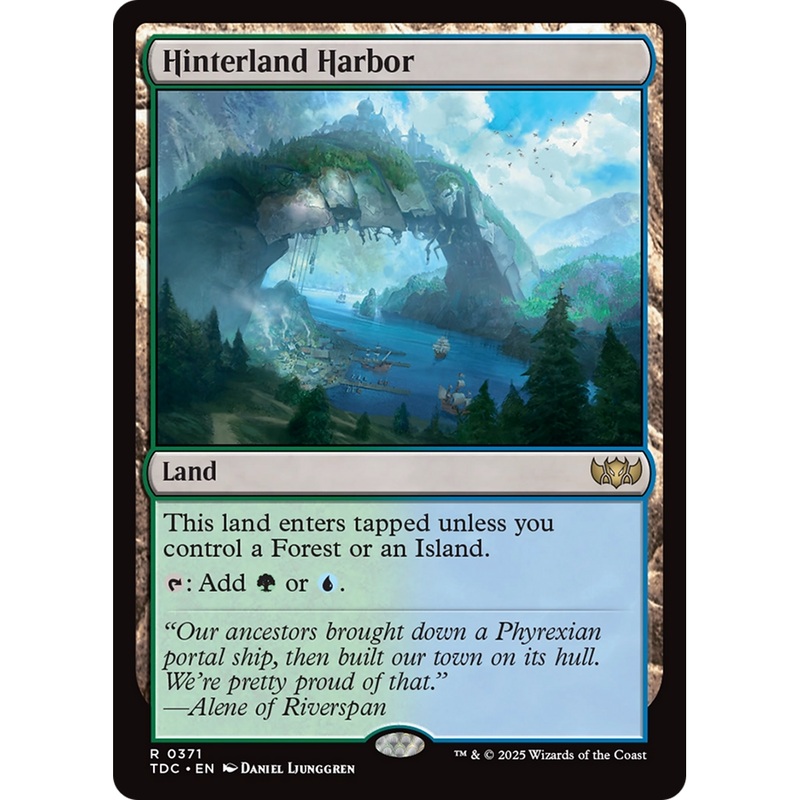 Hinterland Harbor (TDC-371) - Commander: Tarkir: Dragonstorm