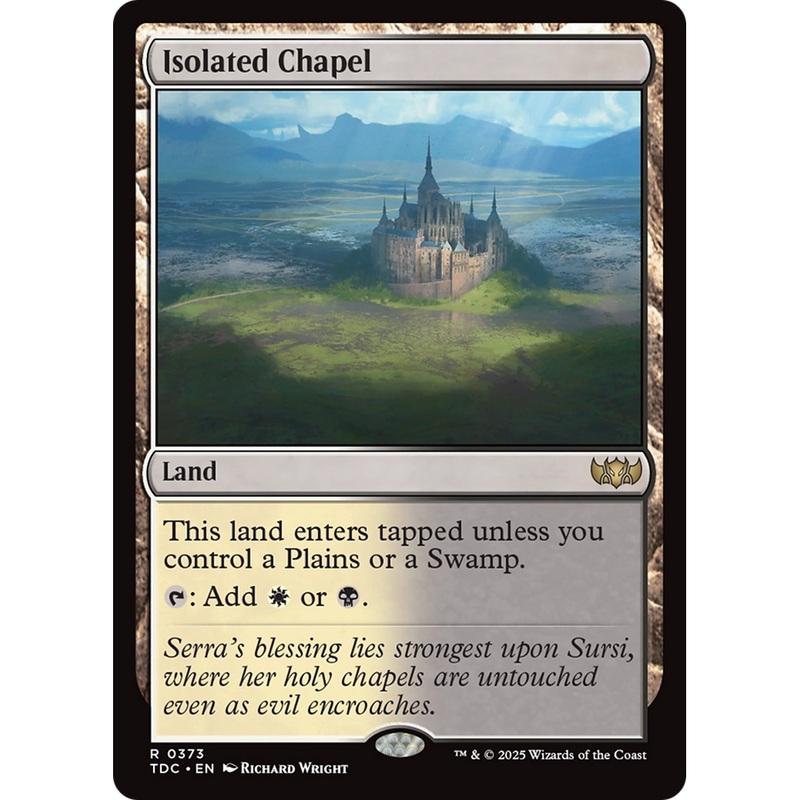 Isolated Chapel (TDC-373) - Commander: Tarkir: Dragonstorm