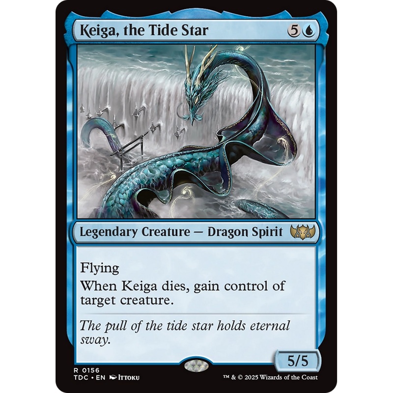 Keiga, the Tide Star (TDC-156) - Commander: Tarkir: Dragonstorm