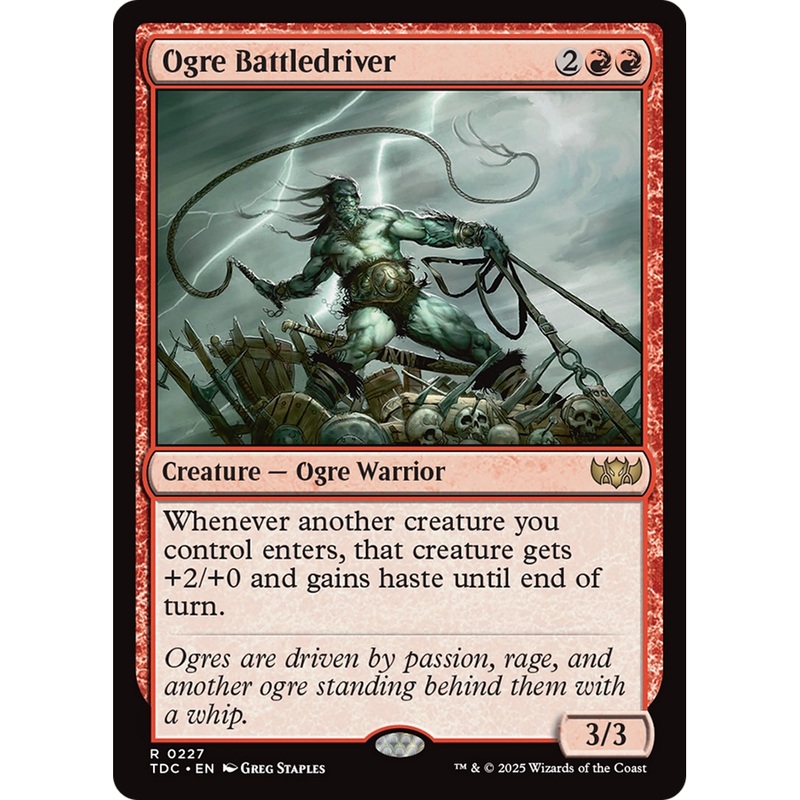 Ogre Battledriver (TDC-227) - Commander: Tarkir: Dragonstorm