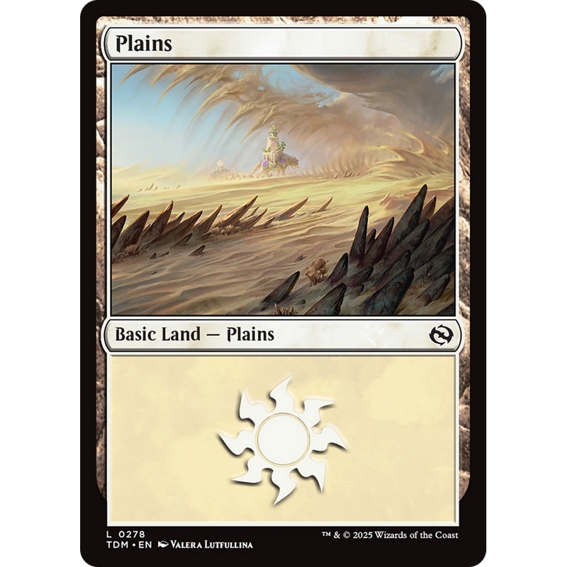 Plains (TDM-278) - Tarkir: Dragonstorm Foil