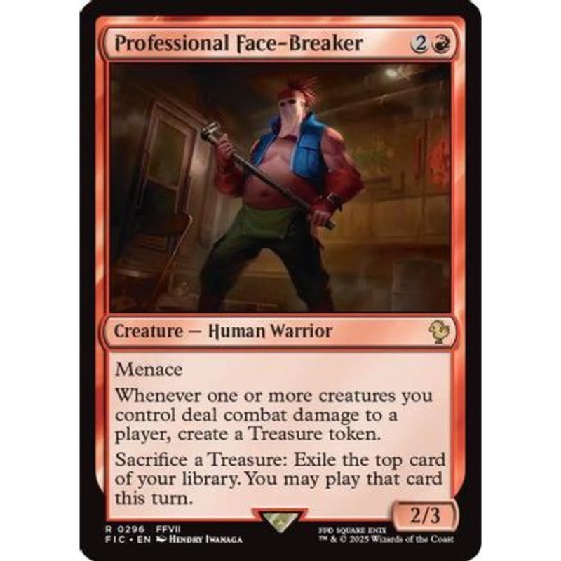 Professional Face-Breaker (Surge Foil) (FIC-296) - Commander: FINAL FANTASY Foil