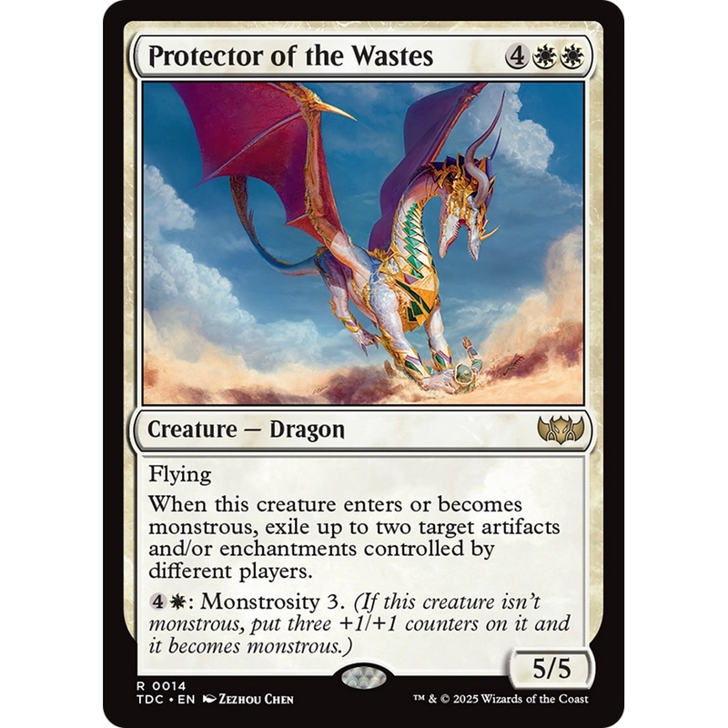 Protector of the Wastes (TDC-014) - Commander: Tarkir: Dragonstorm