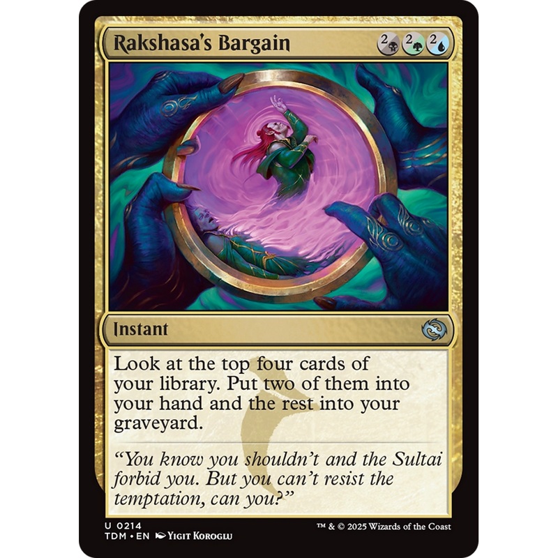 Rakshasa's Bargain (TDM-214) - Tarkir: Dragonstorm