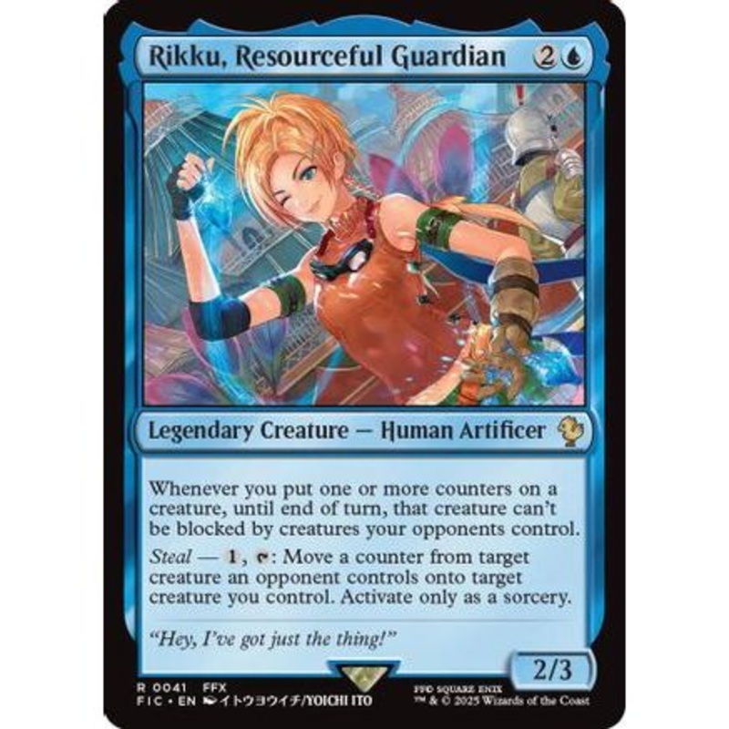 Rikku, Resourceful Guardian (Surge Foil) (FIC-041) - Commander: FINAL FANTASY Foil