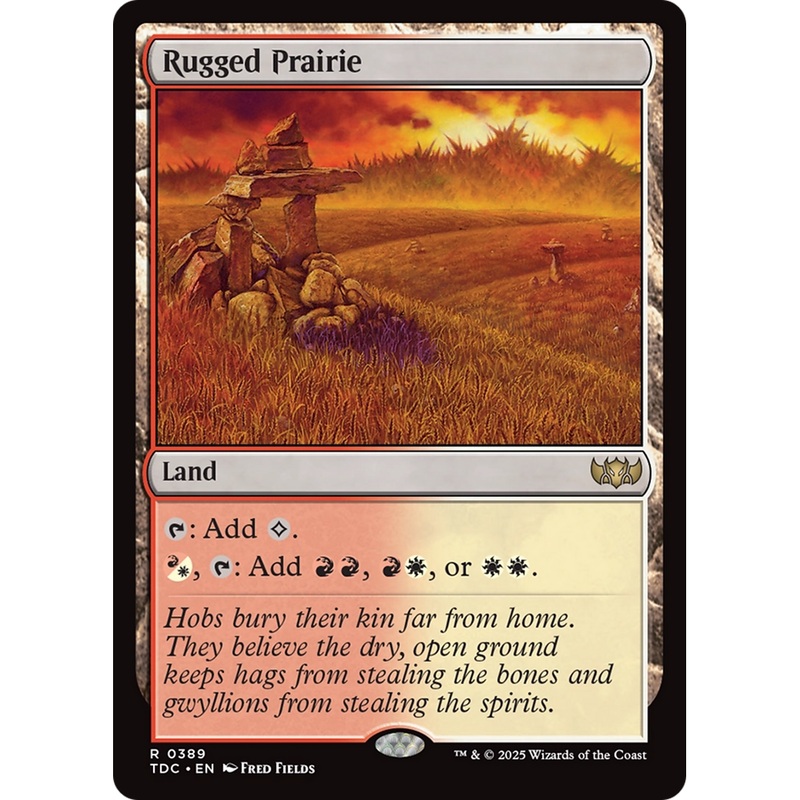 Rugged Prairie (TDC-389) - Commander: Tarkir: Dragonstorm