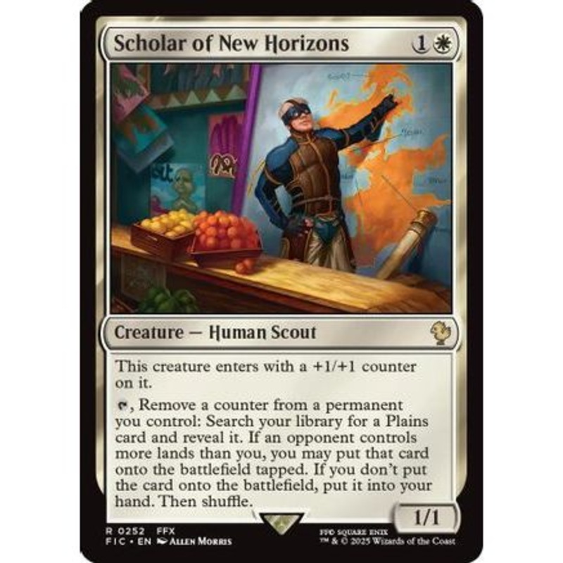 Scholar of New Horizons (Surge Foil) (FIC-252) - Commander: FINAL FANTASY Foil