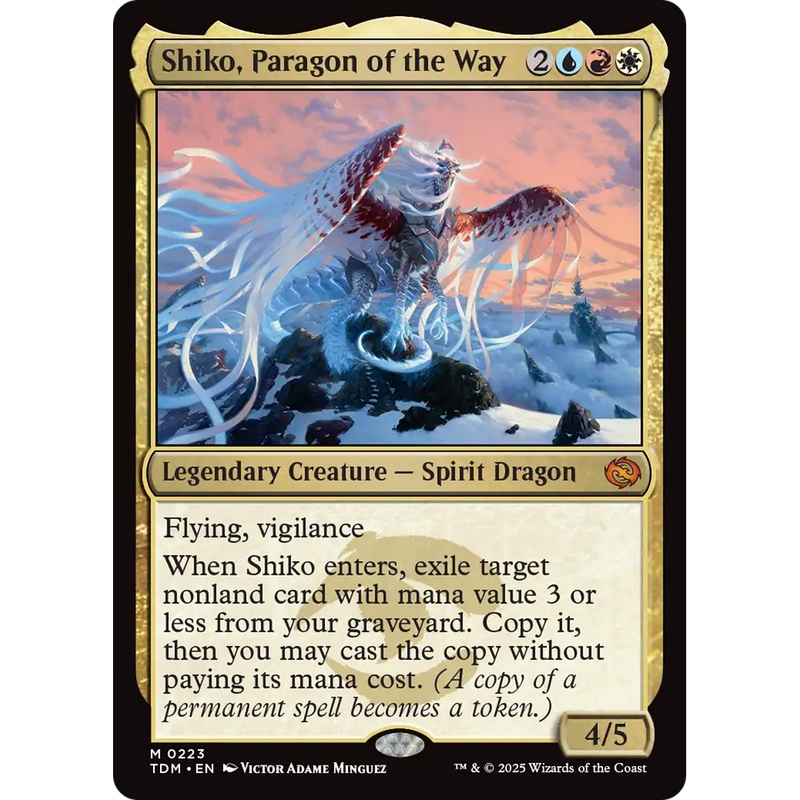 Shiko, Paragon of the Way (TDM-223) - Tarkir: Dragonstorm
