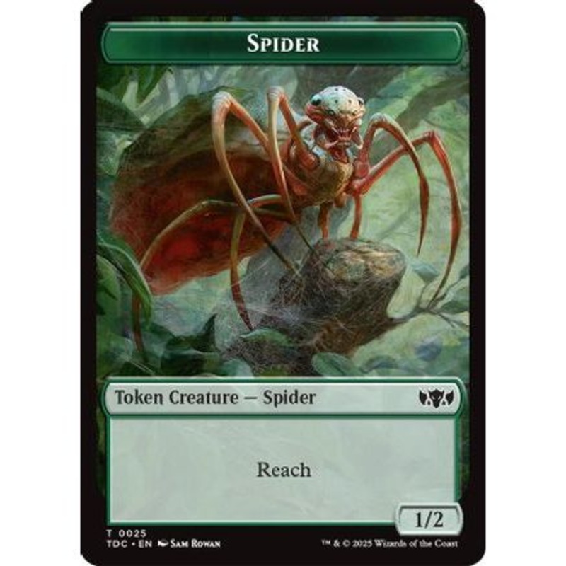 Spider // Bird Double-Sided Token (TDC-25 // 2) - Commander: Tarkir: Dragonstorm