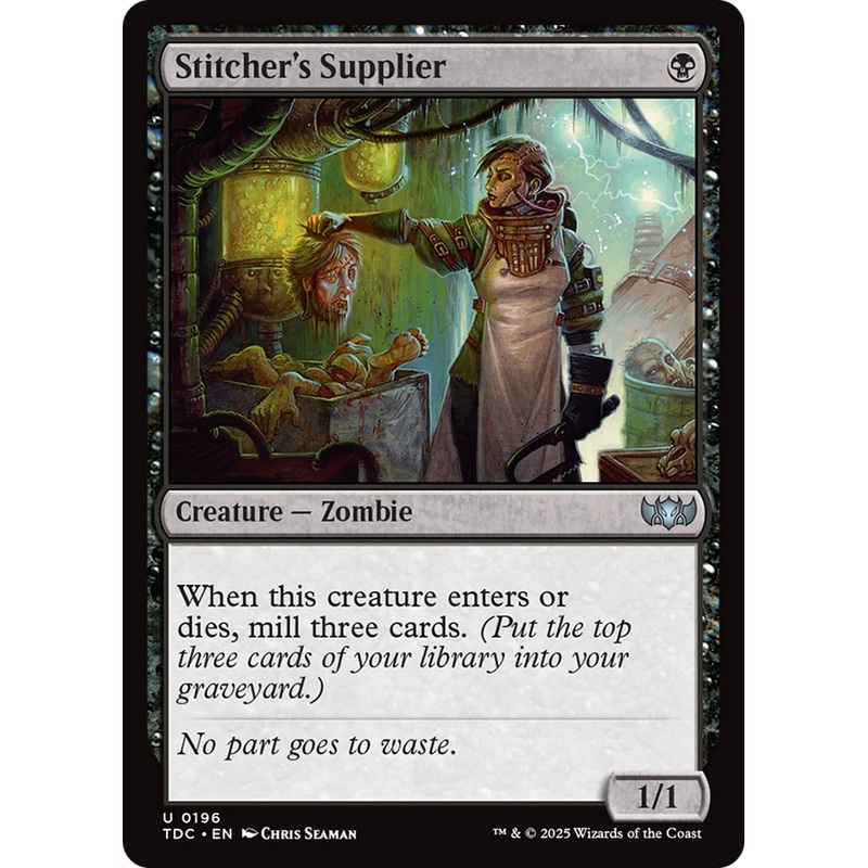 Stitcher's Supplier (TDC-196) - Commander: Tarkir: Dragonstorm