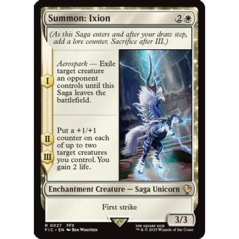 Summon: Ixion (Surge Foil) (FIC-027) - Commander: FINAL FANTASY Foil