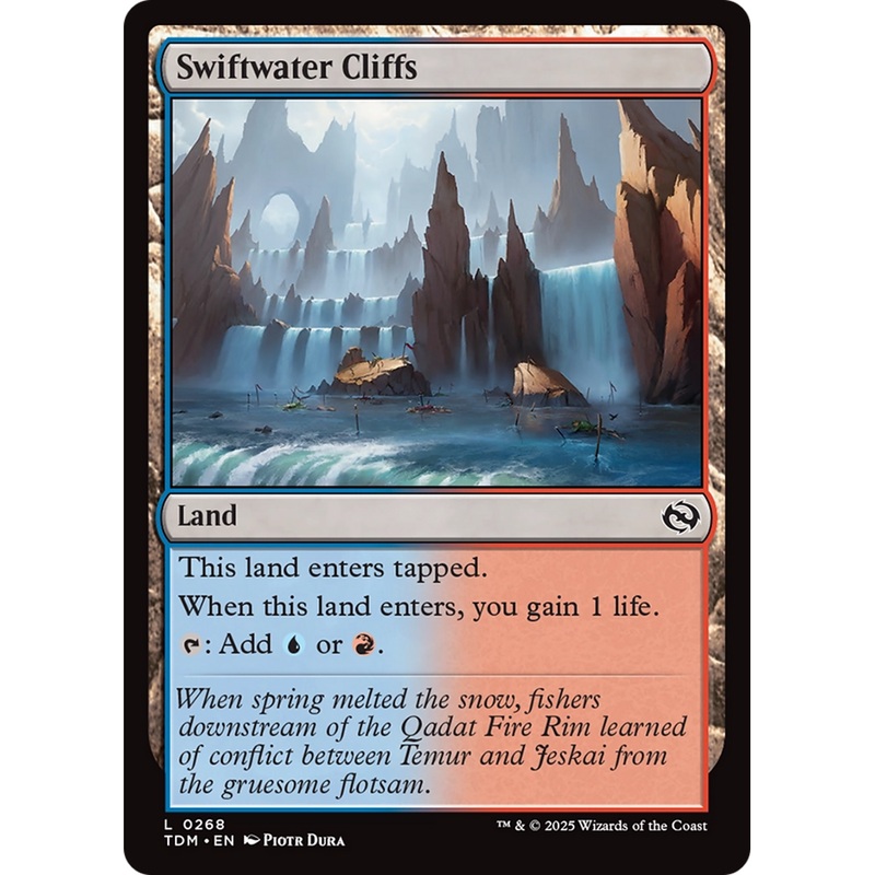 Swiftwater Cliffs (TDM-268) - Tarkir: Dragonstorm