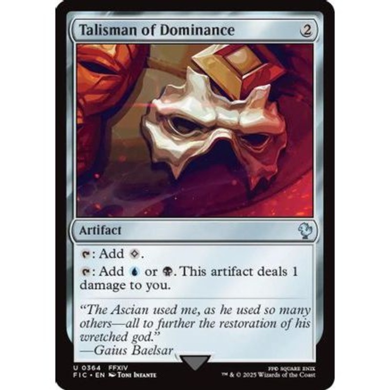 Talisman of Dominance (Surge Foil) (FIC-364) - Commander: FINAL FANTASY Foil