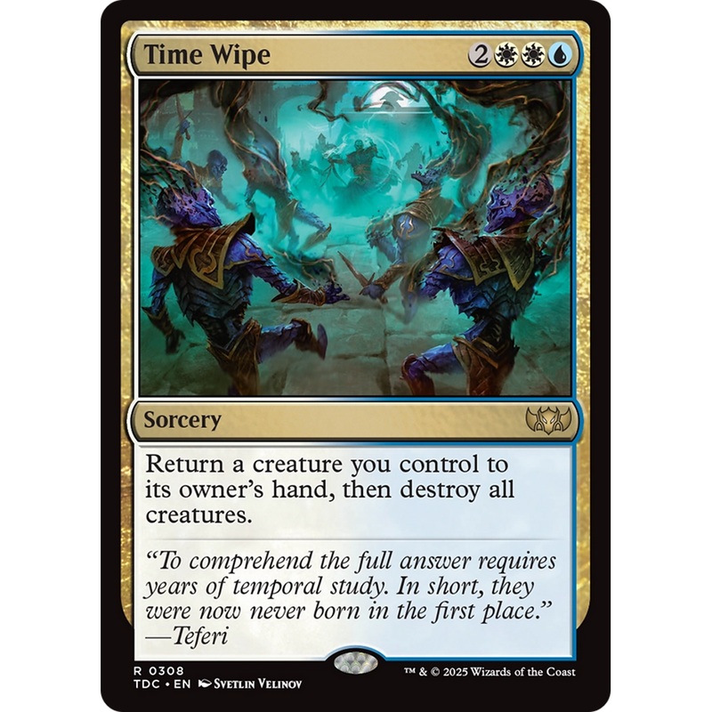 Time Wipe (TDC-308) - Commander: Tarkir: Dragonstorm
