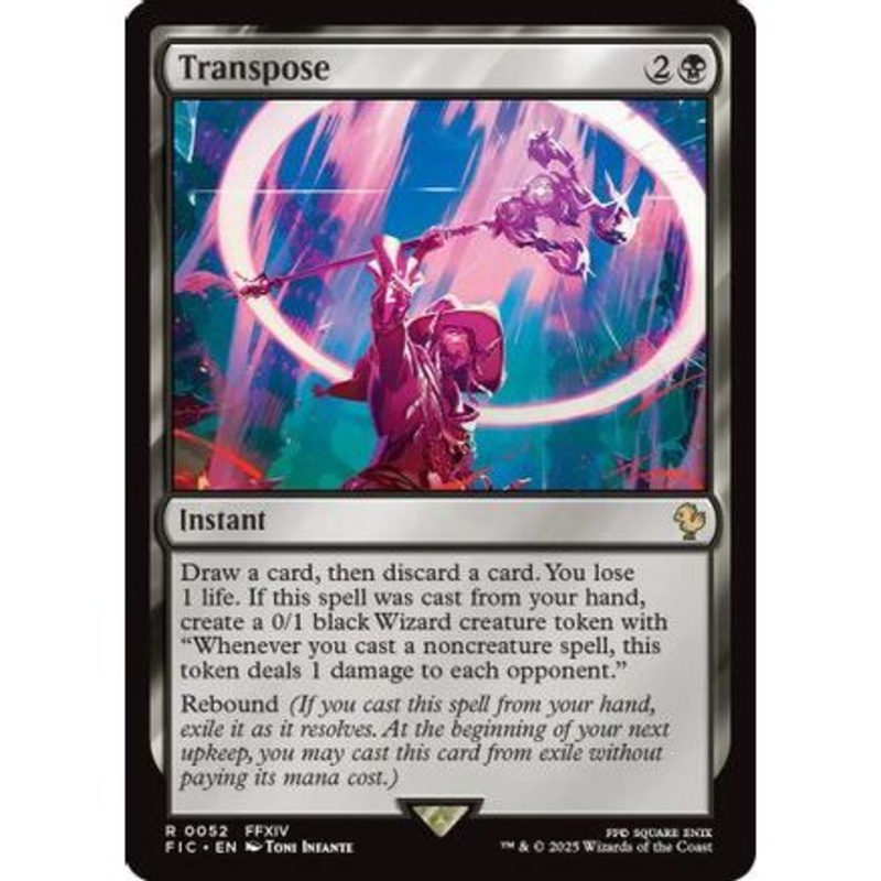 Transpose (Surge Foil) (FIC-052) - Commander: FINAL FANTASY Foil