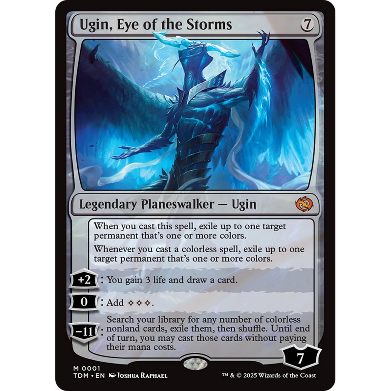Ugin, Eye of the Storms (TDM-001) - Tarkir: Dragonstorm