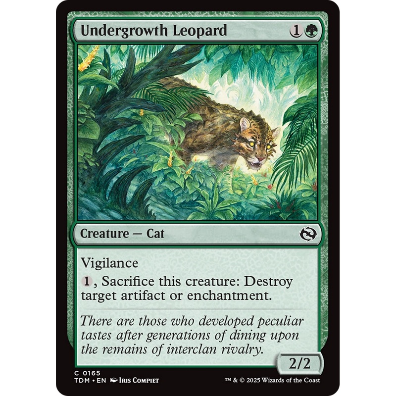 Undergrowth Leopard (TDM-165) - Tarkir: Dragonstorm