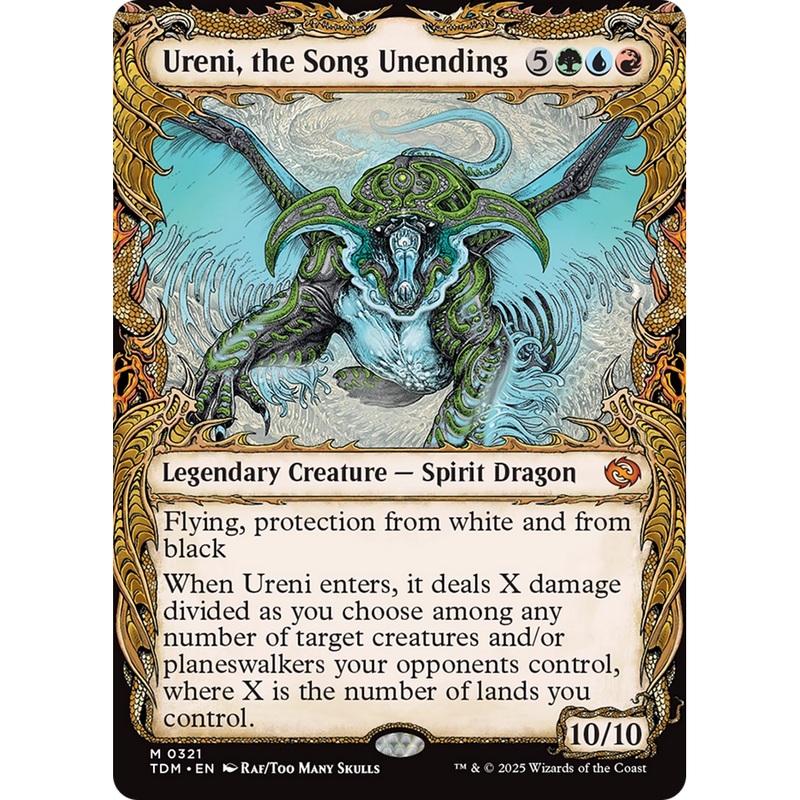 Ureni, the Song Unending (TDM-321) - Tarkir: Dragonstorm: (Showcase) Foil