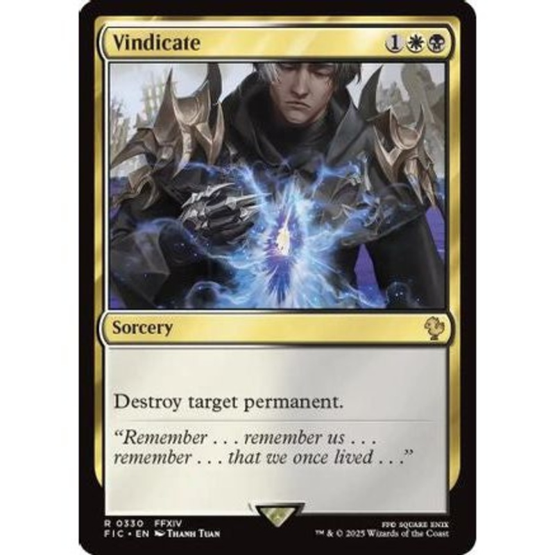 Vindicate (Surge Foil) (FIC-330) - Commander: FINAL FANTASY Foil