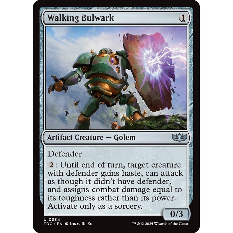 Walking Bulwark (TDC-334) - Commander: Tarkir: Dragonstorm