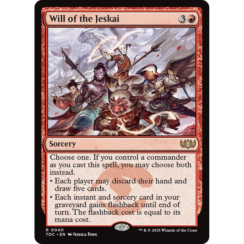 Will of the Jeskai (TDC-040) - Commander: Tarkir: Dragonstorm